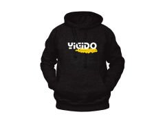 Yiğido Style Yazılı Sivas Temalı Unisex Siyah Oversize Kapüşonlu Sweatshirt
