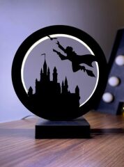 HarryPotter Led Masa Lambası Ahşap